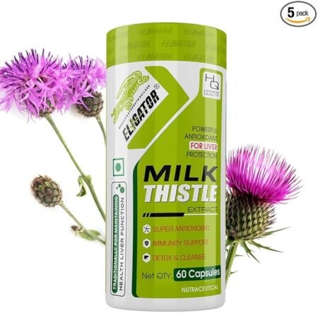 Eligator Milk Thistle Extract (60 Capsules)
