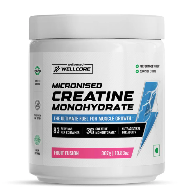 Wellcore Pure Micronised Creatine (307g, 83 servings)